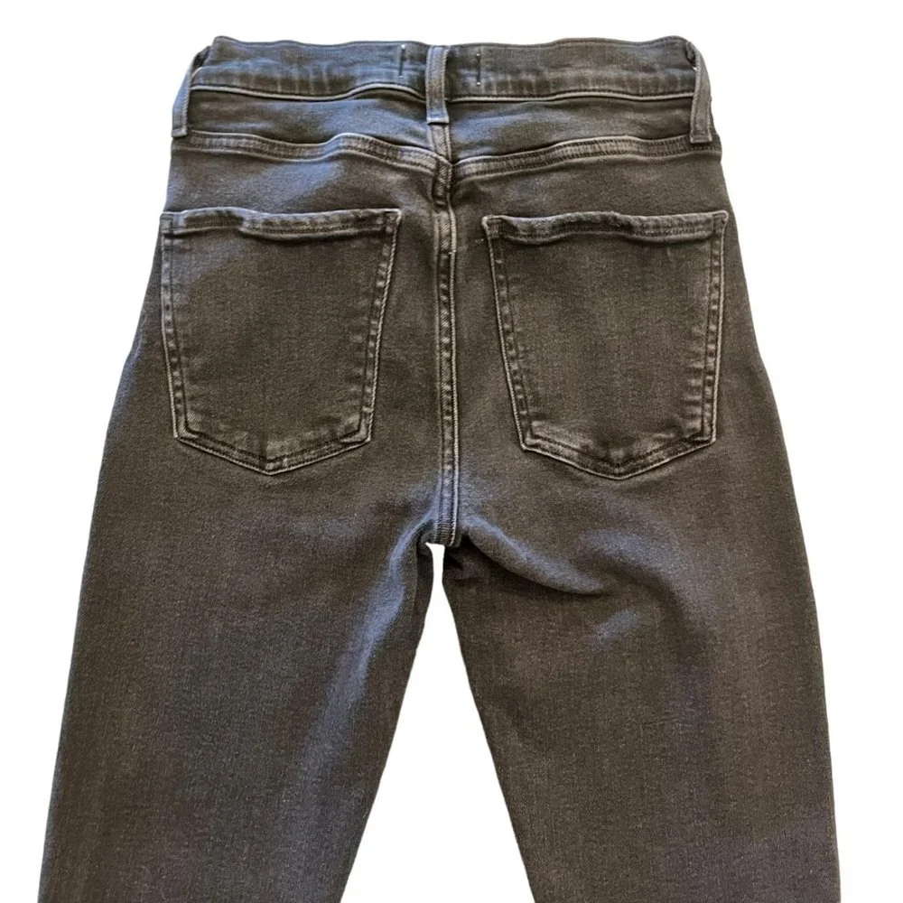 Agolde Sophie Mid Rise Skinny Ankle Jean - Black - Size 25 - Picture 8 of 14